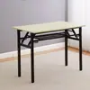 Mesa plegable para el hogar, Escritorio rectangular para estudiar, Mesa de entrenamiento, Mesa para puesto exterior, Mesa de conferencias, Mesa larga, Mesa de comedor simple