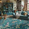 Alfombra de Piso de Terciopelo de Cristal con Diseño de Mariposa y Insecto para Sala de Estar, Alfombra Antideslizante Resistente al Desgaste para Área Grande, Alfombra Aislante