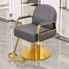 Silla de peluquería para barberías, silla de salón, silla de aseo, silla para cortar el pelo, ajustable y giratoria, reposabrazos de acero inoxidable, silla de barbero