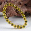 Ágata Corazón de Azúcar Natural Negro Amarillo Azul Pulsera de Ágata Corazón de Azúcar Pulsera de Mano Cuentas de Buda Rosario 108 Cuentas de Buda Pulsera