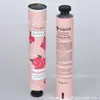 Crema de Manos en Tubo de Aluminio con Tapa Octagonal Abierta Empaque de Tubo de Aluminio Cosmético