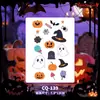 Pegatinas de tatuaje de Halloween con múltiples diseños al por mayor: calabaza, fantasma, araña, calavera, varias cicatrices sangrientas, heridas falsas