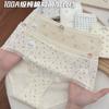 Algodão 100A antibacteriano com entrepernas estendida, cintura macia, quadril suave, pequeno floral delicado, roupa íntima de algodão respirável, feminina estampada