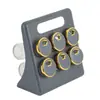 Potes de Temperos com Vedação para Evitar Umidade, Suporte de Armazenamento Doméstico, Garrafas de Vidro para Temperos Portáteis de Grande Capacidade, Potes de Temperos para Atacado