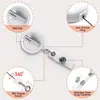 Hebilla de Tirón Fácil Telescópica para Insignia Transfronteriza Inglés Parche de Enfermera Amor Hebilla de Tirón Fácil Trasera Clip de Cocodrilo Giratorio Stock Listo
