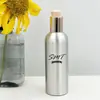 30ml-1200ml Botella de Aluminio Sellada para Aceite Esencial Color Oro Rosa Bomba Electroquímica de Aluminio con Dosificador para Loción