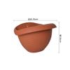 Maceta de plástico de resina de pared gruesa al por mayor de fábrica puede almacenar agua maceta de plástico semicircular maceta colgante