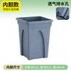 Macetero de acero inoxidable para exteriores para calles comerciales y vías municipales, jardinera rectangular hecha a medida, maceta móvil y combinable