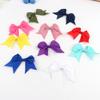 Horquilla de color sólido de tamaño pequeño, hecha a mano, de gran venta transfronteriza, con cinta de acanaladura, estilo europeo y americano, accesorios para el cabello para niños.