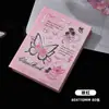 Libreta de Bolsillo de Mariposa Soñadora para Niñas, Libreta Portátil de Alto Valor, Diario Mini A7 para que los Estudiantes la Lleven Consigo