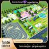 Grande equipamento de parque ao ar livre sem energia Suporte de água Piscina Piscina inflável Fabricante de parque aquático familiar
