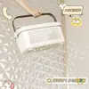 Cesta Espesa para Ducha de Baño, Cesta Colgante para Almacenamiento de Gel de Ducha en el Baño, Cesta Portátil para Artículos de Tocador de Estudiantes Universitarios