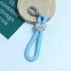Huayang Cordón de Teléfono Tejido Floral Llavero Correa de Mano Anti-Pérdida Cadena de Teléfono Cuerda de Poliéster DIY Colgante Cruzado