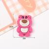 Creativo lindo oso fresa diy pegamento crema epoxi accesorios para carcasa de teléfono m Oso Bean Accesorios de resina de fresa