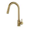Grifo de Cocina de Acero Inoxidable 304 Dorado Transfronterizo Extraíble Frío y Caliente Fregadero de Fregadero Baño Grifo Universal