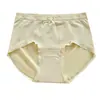 Calcinhas Femininas Seamless de Cintura Média Estilo Japonês para o Verão, Levanta Bumbum, Controle de Barriga, Respiráveis, Anti-Exposição, Forro de Seda Amora, Confortáveis Calcinhas Triângulo para Mulheres