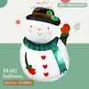 Nueva Serie de Decoración para Fiesta Navideña Mini Muñeco de Nieve, Anciano, Reno, Árbol de Navidad Globos de Papel de Aluminio Serie Navideña