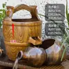Filtro Paisajismo Juego Completo de Adornos Cerámicos para Estanques de Peces Maceta de Cerámica Tanque de Peces Antiguo Agua Circulante Piscicultura Agua Corriente Cascada