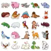 200 pegatinas de graffiti de animales de figura de palo de dibujos animados, lindas pegatinas de goo transfronterizas, pegatinas para patineta, taza, equipaje DIY