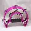 Entretenimiento de Bar Ktv Campana de Mano Jardín de Infancia Material Didáctico de Educación Temprana Doble Fila Anillo de Campana Instrumento Musical Orff Anillo de Tambor de Flor Cascabel