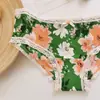Precio Especial de Evento Pinkgirl Calzones Triángulo para Mujer con Ribete de Encaje, Nylon Elástico, Estampados, Secado Rápido, Directo de la Fábrica Fuente