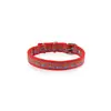 Suministro directo de fábrica de collares para perros estampados, collares ajustables de nailon duradero para mascotas, collares multicolor para gatos y perros al por mayor