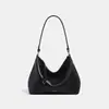 Bolsa Feminina Estilo Novo 2026, Bolsa Tote Simples e Versátil, Bolsa de Ombro para o Trabalho, Bolsa Preta de Grande Capacidade, Bolsa Hobo