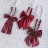 Corbata Roja Estilo Uniforme Escolar Sin Corbata Uniforme Jk Flor de Cuello Accesorio Traje de Marinero Japonés Estilo Universitario Femenino Versátil Trendy