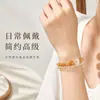 Pulsera de cristal natural, cristal amarillo, ojo de tigre dorado, pulsera de doble hilo de agua blanca, cristal de torre amarilla, pulsera de cristal amarillo para mujer, doble hilo