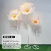 Nuevo serigrafía flor ventana belleza Chen adornos impermeable simulación floral bodas accesorios escena de boda diseño guía de carretera