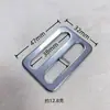 Accesorios para Bolsas con Tensión Fuerte Acero Inoxidable Metálico Grueso de 2.0 Hebilla Japonesa Cintas para Equipaje Accesorios de Ferretería Hebilla Colgante de Forma Especial