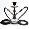 Set de Cachimba Hueca Hierro Árabe Forma de Linterna Mini Doble Accesorios para Hookah Pequeño Doble Recipiente