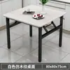 Mesa Baixa Dobrável, Mesa Quadrada e Redonda, Mesa de Jantar para Apartamentos de Aluguel e Dormitórios, Mesa Pequena, Mesa Simples para Feiras, Mesa Retangular para Exterior