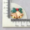 Accesorios para Funda de Teléfono Móvil de Alce Accesorios para el Cabello DIY Accesorios de Navidad Muñeco de Nieve Árbol de Navidad Pegamento de Crema DIY Accesorios para Tocados de Resina