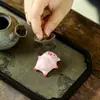 Adorno de Cerdo Burbujeante para Mascota de Té de la Dinastía Tang y Song, un Artículo Premium Que Pueden Usar los Entusiastas del Té, una Decoración de Mesa Linda y Creativa para Bandejas de Té