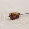 Madeira de Pêssego Escura Torre Wenchang Acessório Colar de Bebê Fivela da Paz Martelo de Bastão Ornamento Artesanato Joia DIY Tecelagem