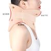 Soporte de cuello para adultos, soporte de fijación cervical dividido, cuello elástico ajustable, soporte hueco y transpirable.