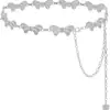 Novo produto transfronteiriço: corrente de cintura metálica versátil e fashion feminina com acessório de cintura de borboleta para decoração de vestido, tendência de venda direta da fábrica