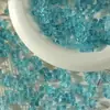 Colores de primavera y verano lazo cuentas de vidrio transparente DIY pulsera hecha a mano collar cuentas materiales para joyería venta al por mayor