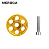 Juego de Tazón de Aleación de Aluminio Cubierta Superior Juego de Muñequeras para Bicicleta Cubierta Superior Colorida Cubierta Superior Hueca en Forma de Flor Cubierta Superior del Tubo de Dirección Superior de la Horquilla Delantera