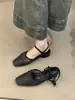Sandalias Romanas de Nicho Francés para Mujer Verano 2025 Nuevas Sandalias Retro Tejidas Bohemias con Tacón Grueso Huecas