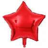 Balão de alumínio de 18 polegadas em formato de coração de amor, estrela de cinco pontas, cor sólida, para casamento, festa de aniversário, fabricantes de balões de alumínio decorativos, atacado
