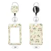 Nuevo Lanyard de Flores de Amazon Portatarjetas de Fácil Extracción Se Puede Imprimir con Varios Diseños, Portapase, Portaid, Llavero