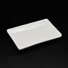 Plato de Rollos de Arroz Melamina plato de melamina vajilla tipo porcelana plato rectangular plato para platos fríos snacks plato con forma cabello A5 de alta calidad