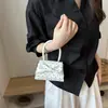 Bolso Cruzado de Hombro Único con Lazo de Lunares Exquisitos Estilo Coreano para Mujer Diseño de Nicho Bolso de Mano Dulce Mini Bolso Cuadrado Pequeño