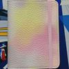Minicuaderno de hojas sueltas A8 de cuero al por mayor, puede reemplazar la página interior, cuaderno de hojas sueltas M5, cuaderno de bolsillo para llevar.