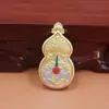 Caja Gawu calabaza de peregrino cinco maestros thangka Wutai montaña cinco maestros thangka dios de la riqueza colgante cinco maestros Manjushri Bodhisattva thangka colgante