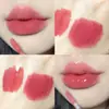 Cace Brillo Labial Doble Cara Divertido Lodo Labial Mate Espejo Fácil de Colorear Asequible Versátil para Mujer Mate Terciopelo Liso Nicho