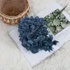 Simulación hortensia de cinco cabezas ramo artificial flor falsa modelado de diseño de lugar flores de boda arreglo floral guía de camino flor de seda al por mayor