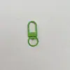 Llavero con Anillo de Color Caramelo Hebilla de Perro Hebilla de Puerta en Forma de U Gancho Cadena para Maleta Colgante Accesorios de Joyería DIY